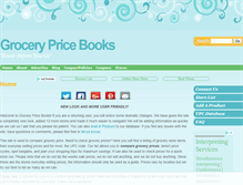 Tablet Screenshot of grocerypricebooks.com